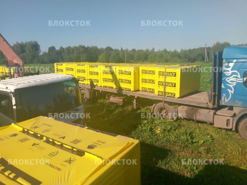 Газобетонные блоки Istkult D500 625х250х150 перегородочные